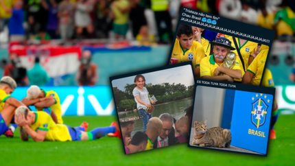 Brasil quedó afuera del Mundial de Qatar 2022 y estallaron los memes