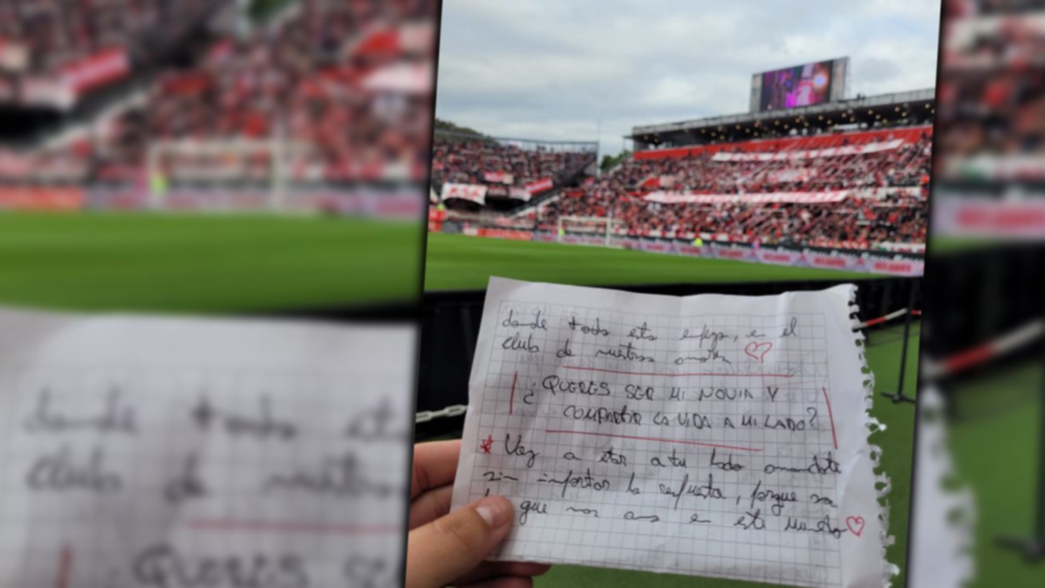 Se conocieron en la cancha y él le propuso ser su novio en pleno partido de Estudiantes