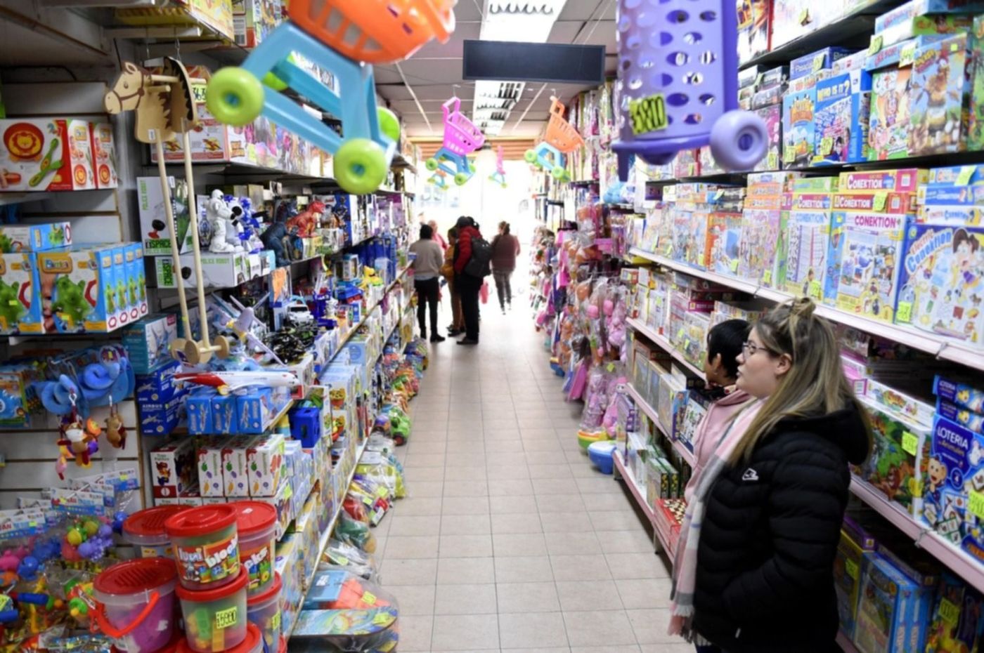 Jugueterías en la previa del día del niño