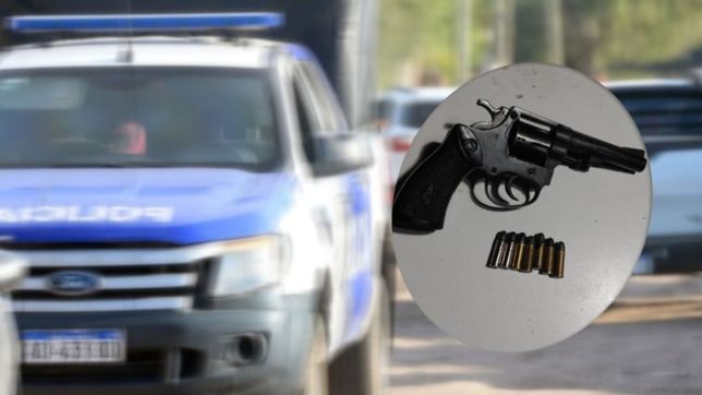 detuvieron a un hombre por balear la casa de un vecino de la plata desde una camioneta