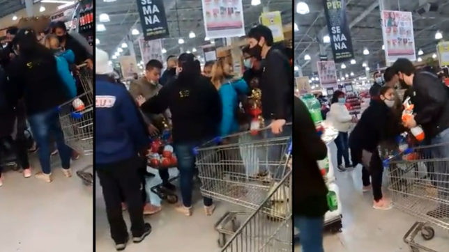 video: a las pinas en un supermercado por una promocion de huevos de pascua