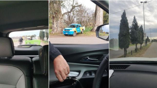 el desgarrador relato y con la voz quebrada del hombre que no pudo despedir a su papa