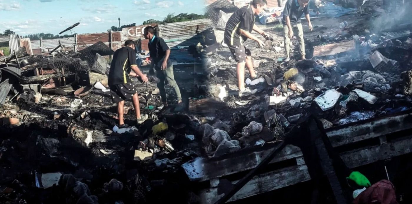 Incendio en Las Lobitas