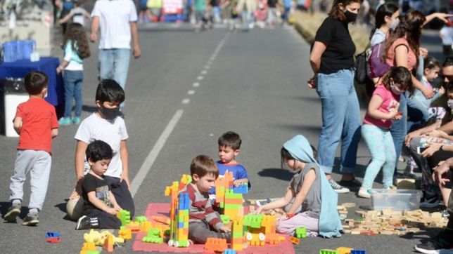 una avenida se convirtio en el corredor de las infancias y lo vivieron los mas chicos