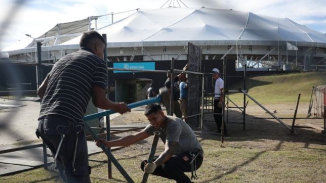 el mapa de los cortes, desvios y rutas de acceso al recital de la renga en la plata