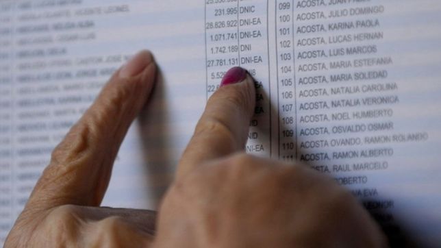 ya se puede consultar el padron provisorio para las elecciones