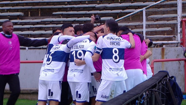 gimnasia sufrio hasta el final pero vencio 2 a 1 a aldosivi junto a su gente