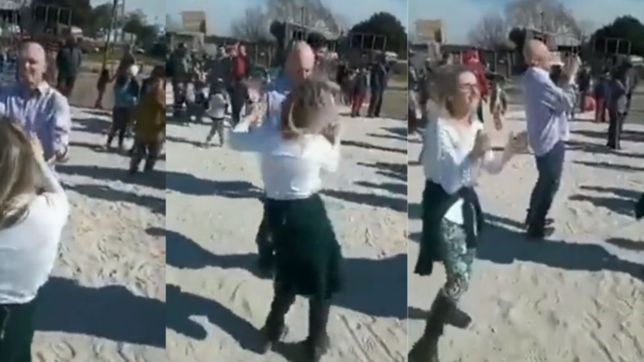 el polemico baile de carolina piparo con espert sin barbijo ni distancia que se viralizo