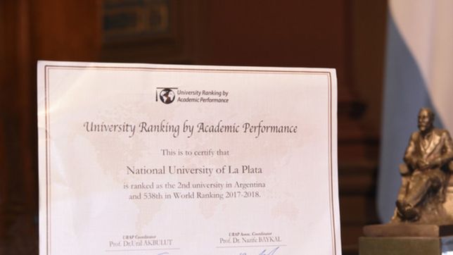 la unlp quedo segunda en el ranking de las mejores universidades del pais