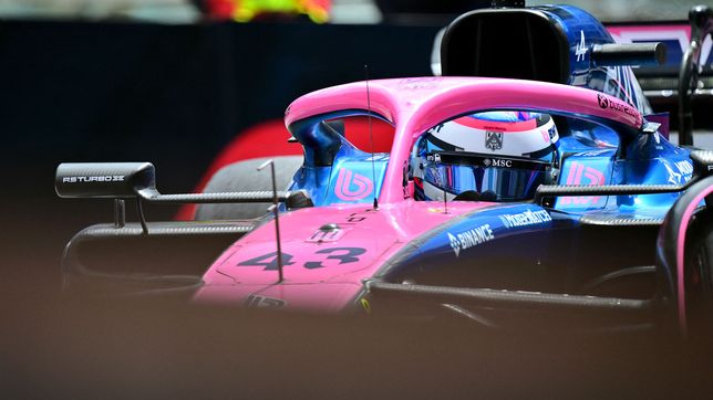 la transmision oficial de la carrera cometio un insolito error que involcura a colapinto