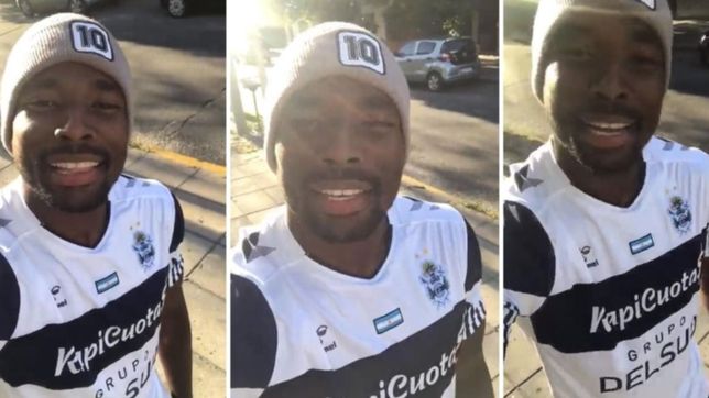 video: un delantero colombiano enfrento a gimnasia y se enamoro del club