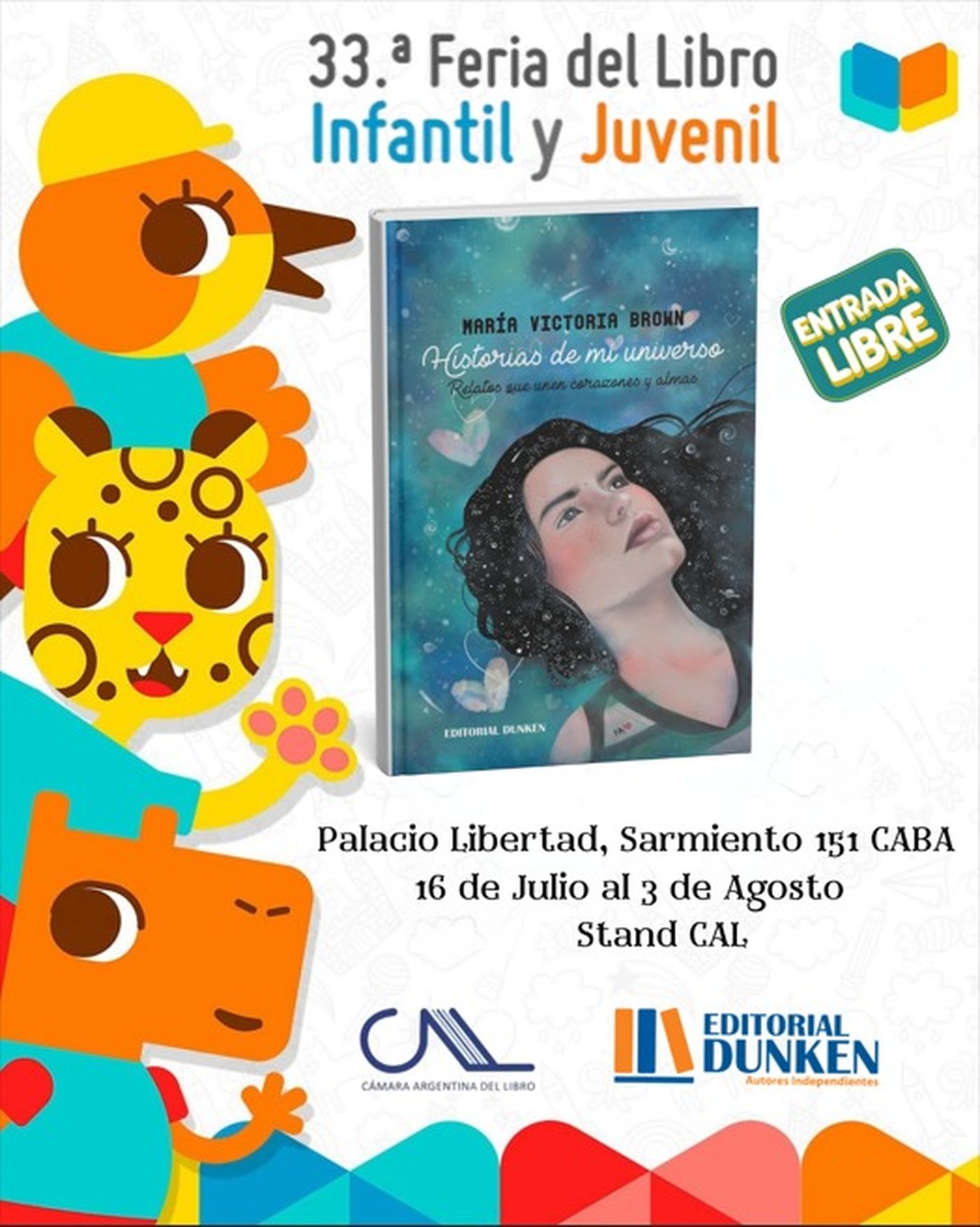 María Victoria Brown, la joven escritora de La Plata presenta su obra en la Feria del Libro Infantil y Juvenil