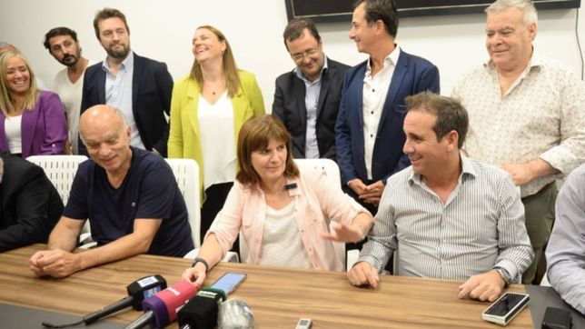 patricia bullrich llego a la plata y marco la cancha de cara a la interna del pro local