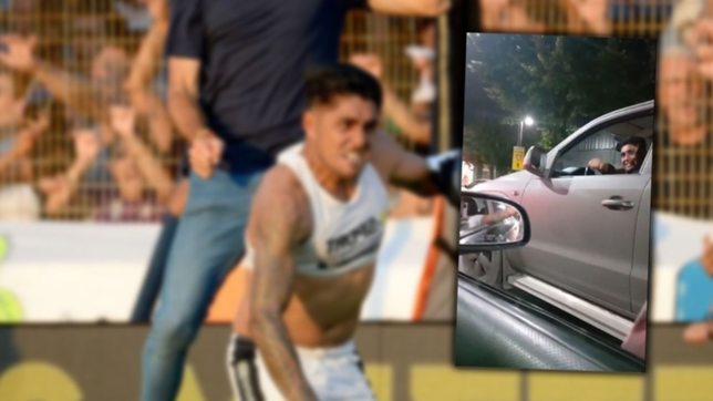 video: el insolito encuentro de hinchas de gimnasia con tarragona y su gol de fondo