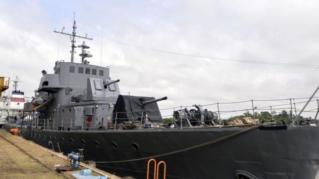 el astillero rio santiago le entrego a la armada el imponente buque ara king