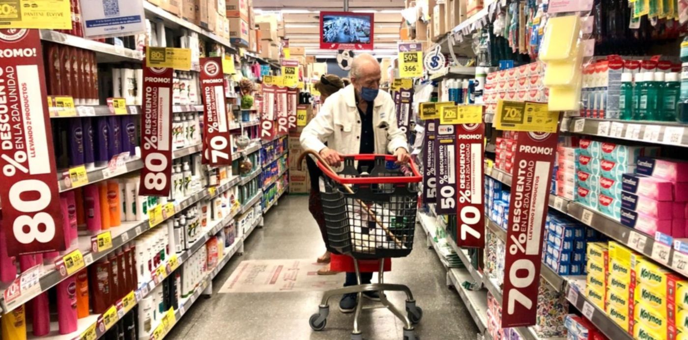 supermercados góndolas