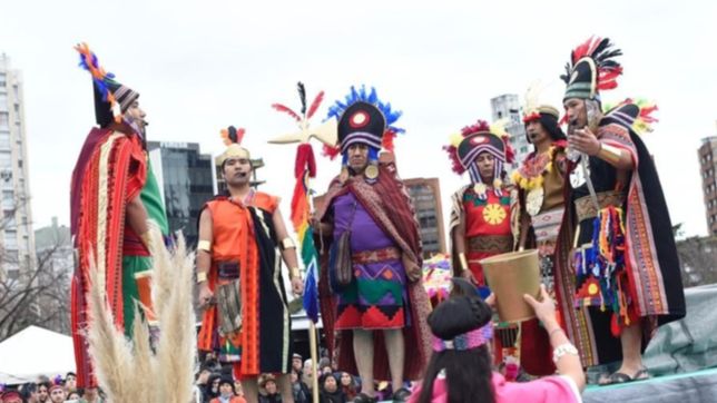 comidas, musica y mucho color: asi festejo la colectividad peruana el ano nuevo andino