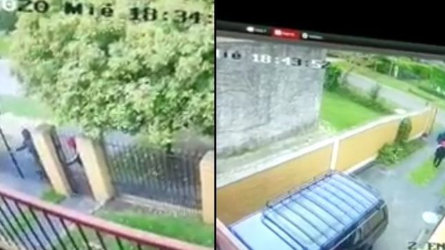 video: dos chicos forzaron un porton, se metieron en una casa y huyeron asustados sin nada