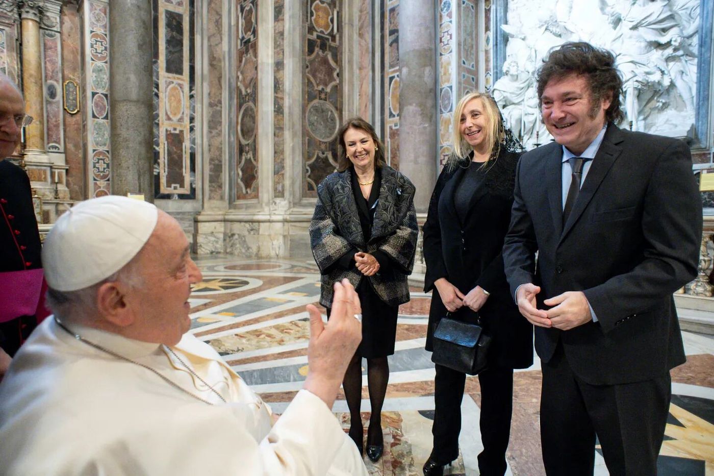 El presidente Javier Milei tuvo su primer encuentro con el Papa Francisco