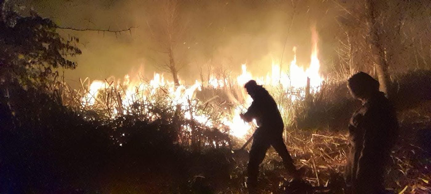 Reportaron hasta cinco incendios en Berisso debido a la quema de pastizales y de basura