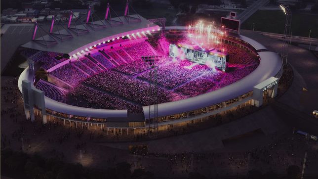 las espectaculares fotos del estadio en mar del plata que quiere renovarse y competirle al unico