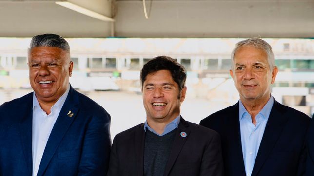 alak acompano al chiqui tapia y a kicillof en la presentacion del plan de obras