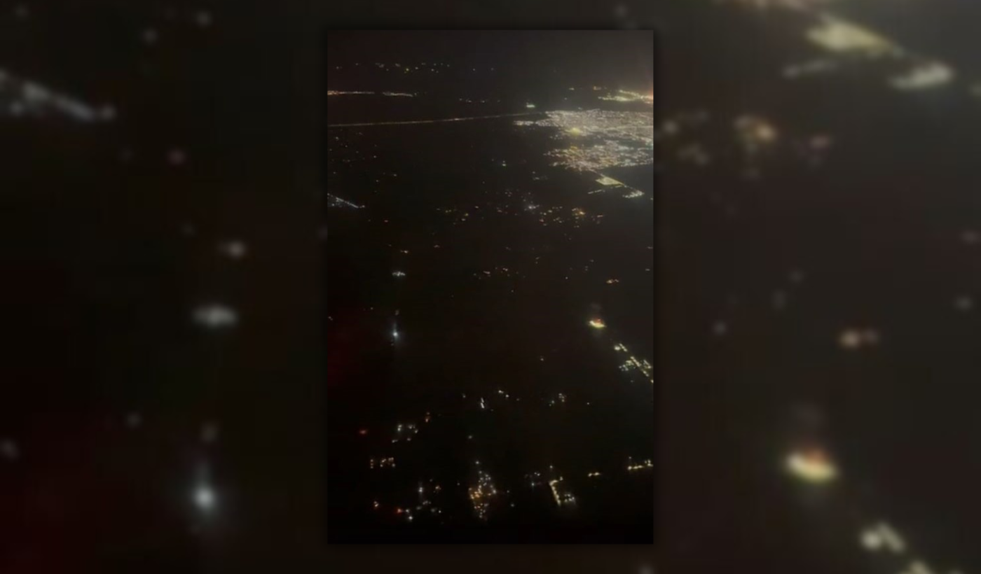 apagón en la plata desde el aire