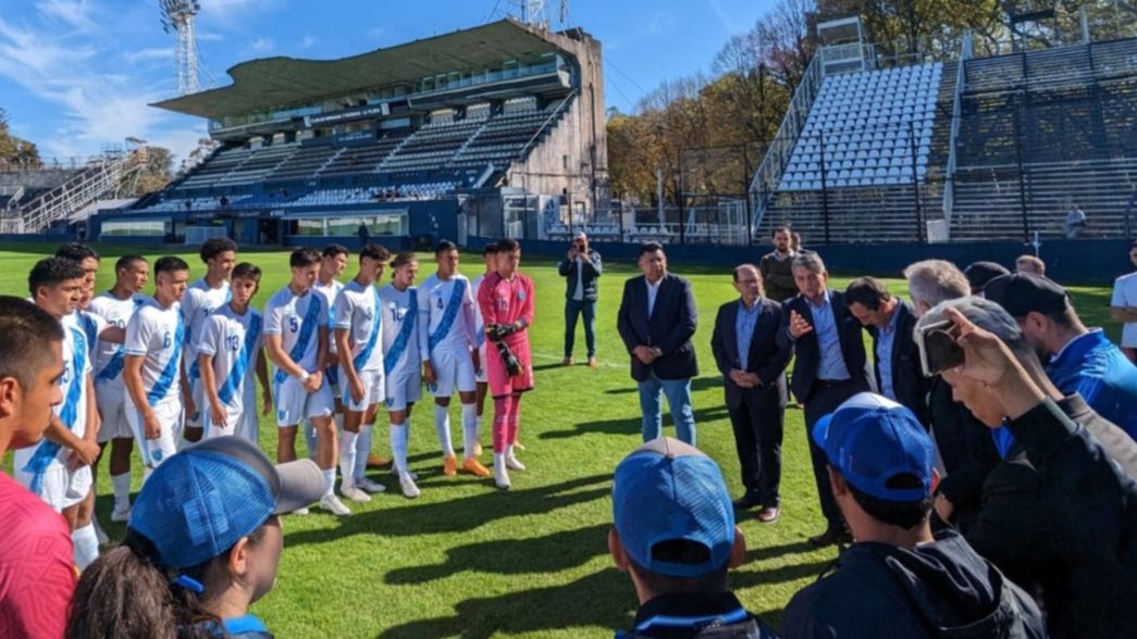 La Sub 20 de Guatemala empató ante un combinado de juveniles de Gimnasia en el Bosque