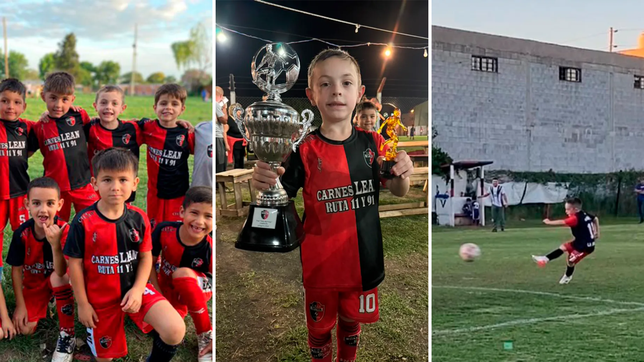 la historia de juan, el nene de la plata que supero los 200 goles en las infantiles y juega en gimnasia