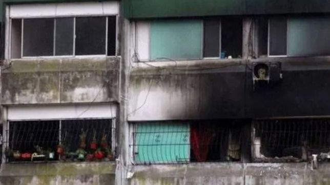 murio una nena de 8 anos que estaba internada despues del tragico incendio en un edificio