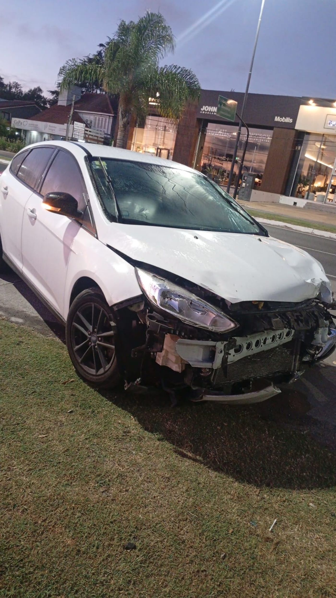 El auto que particip&oacute; del tr&aacute;gico accidente de tr&aacute;nsito en Camino Centenario y 476