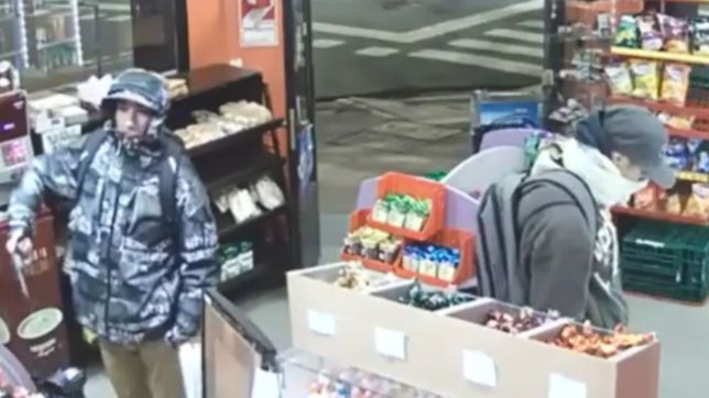video: dos ladrones armados robaron un maxikiosco del centro en apenas un minuto