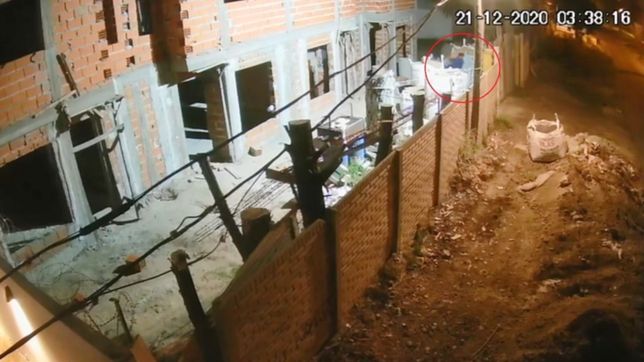 robo materiales de un obrador de la plata y quedo filmado