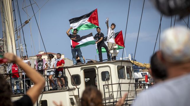 de la plata y pincharrata, habla el capitan de un barco argentino que viajo a gaza