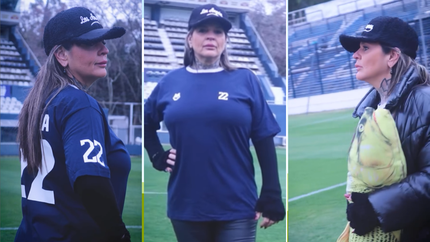 De Gran Hermano al Bosque: la sorpresiva visita de Sandra Priore a la cancha de Gimnasia