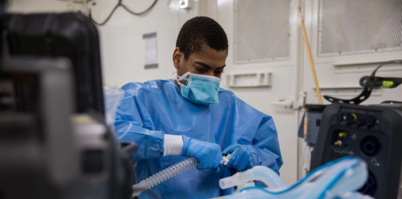 Coronavirus Camas Terapia Intensiva Respirador