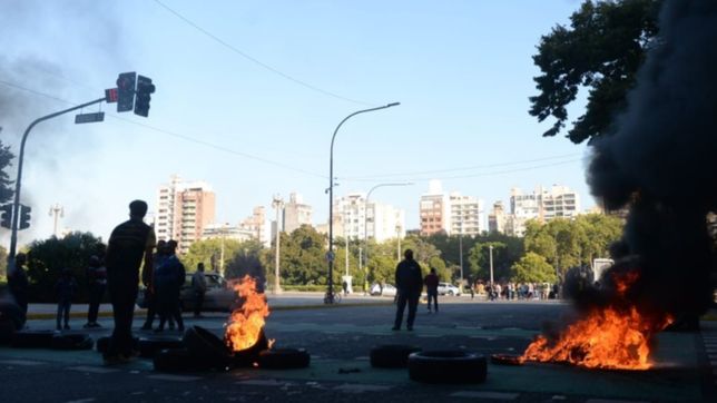 denunciaron penalmente a los cooperativistas que hicieron un piquete en plaza moreno