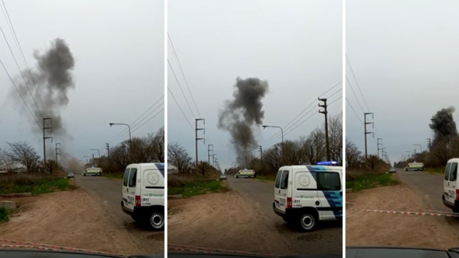 video: asi fue la detonacion del misil militar que aparecio en los hornos