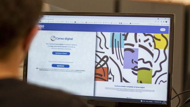 el 15% de los hogares del pais ya completo el censo de forma virtual