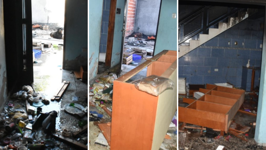 Por dentro, así quedó la casa saqueada por las estafas piramidales en Ensenada