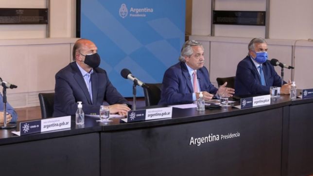 fernandez extendio la cuarentena y anuncio limitaciones en la circulacion en 18 provincias