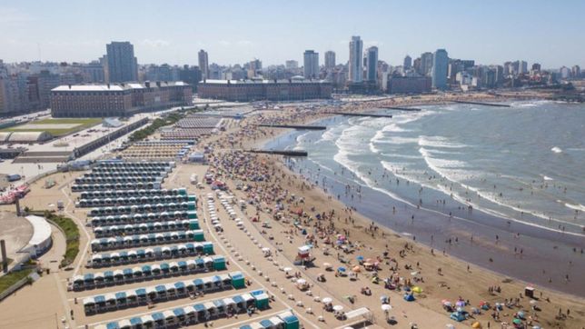 en mar del plata se registro la temperatura del agua mas alta en los ultimos 8 anos
