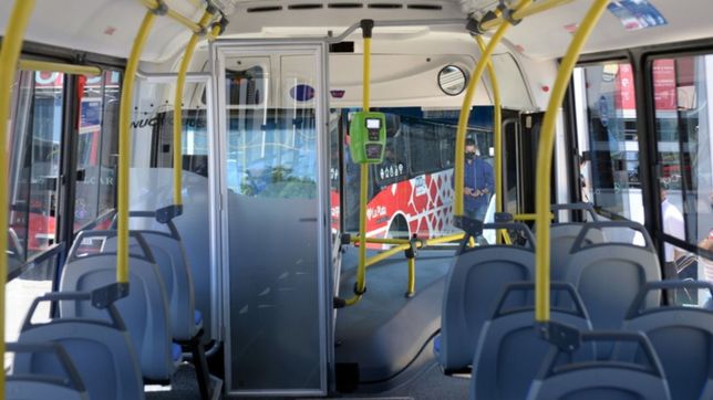 rampa, cargador de celular y wifi: los micros que empezaran a circular en la plata