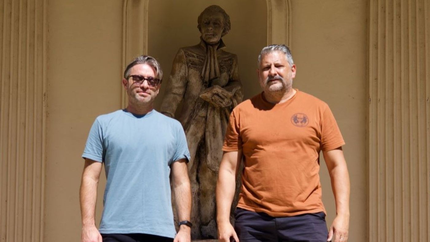 Francisco de Ger&oacute;nimo y Alejandro C&oacute;rsico, investigadores del La Plata a cargo del trabajo.