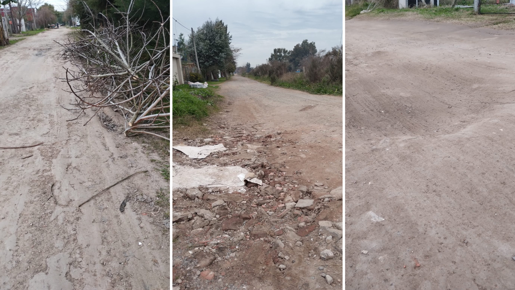 Vecinos de un barrio de La Plata denuncian que las calles están detonadas y reclaman mantenimiento