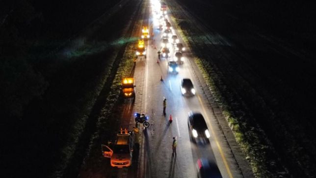 operativos en las rutas 2 y 11: hubo menos de 100 banquineros durante el finde largo