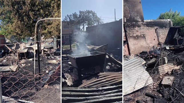 organizaron una colecta solidaria para ayudar a tres familias de la plata que perdieron todo en un incendio