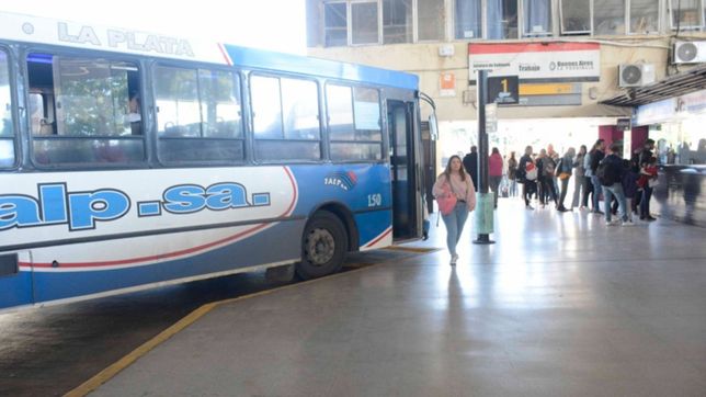 el talp suspendio las salidas desde la plata por un conflicto salarial con los choferes
