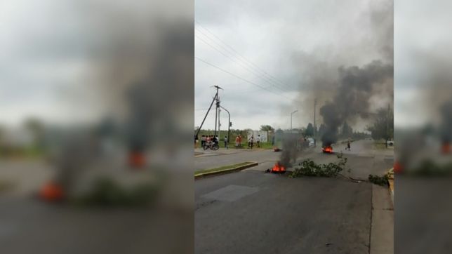 protesta y corte contra edelap tras estar casi un dia sin luz en tolosa