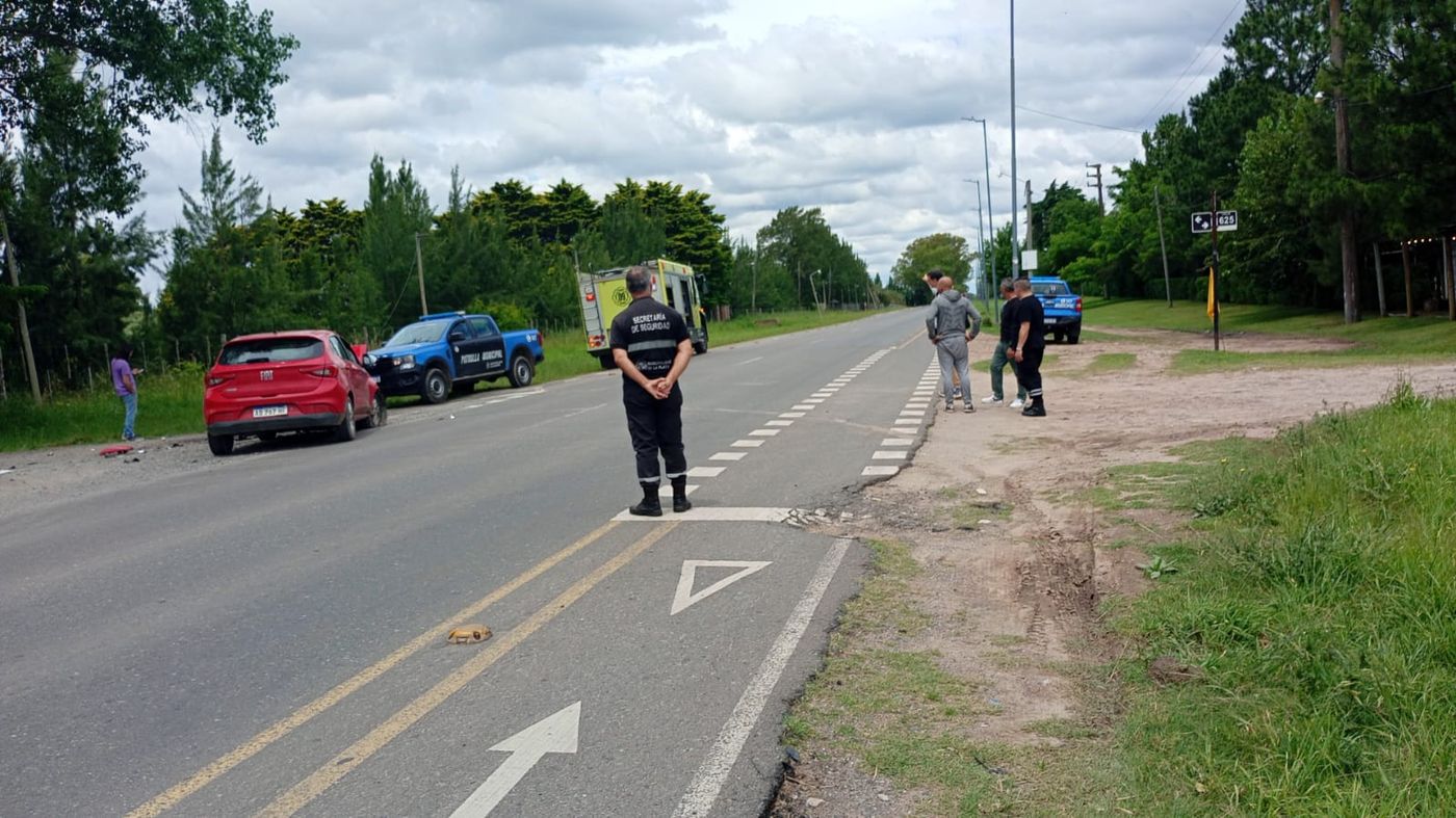 Un accidente de tránsito dejó dos personas heridas